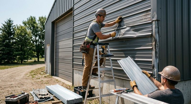 Our team working on Siding Service projects in Lagrange, GA