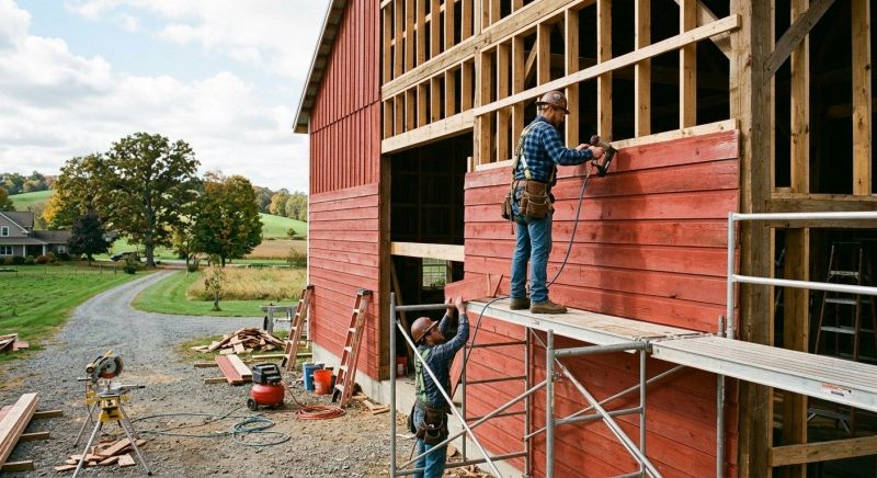 Barn Siding Replacement in Heard County, GA