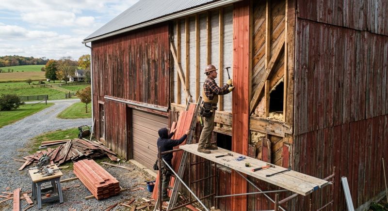 Barn Siding Replacement in Troup County, GA