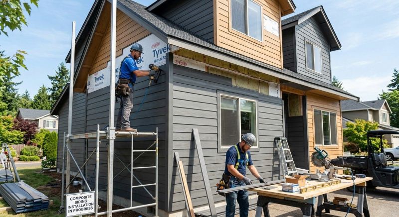 Composite Siding Installation in Roanoke, AL