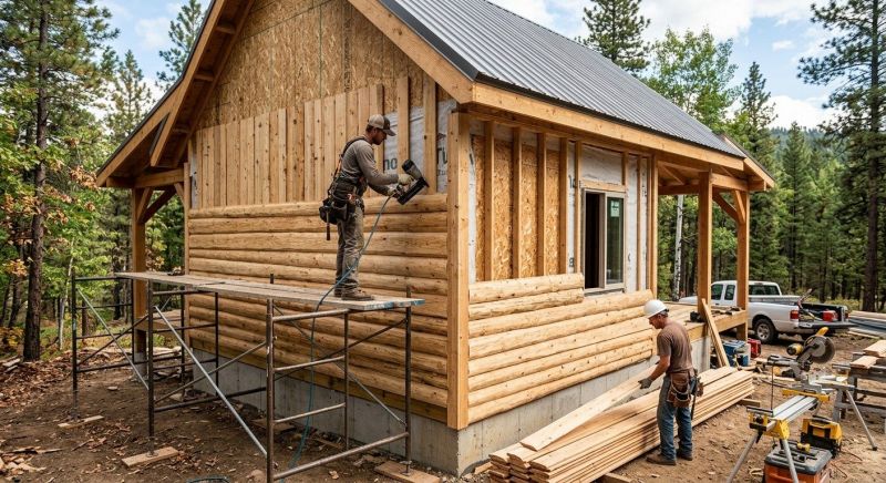 Log Home Siding Installation in Lagrange, GA