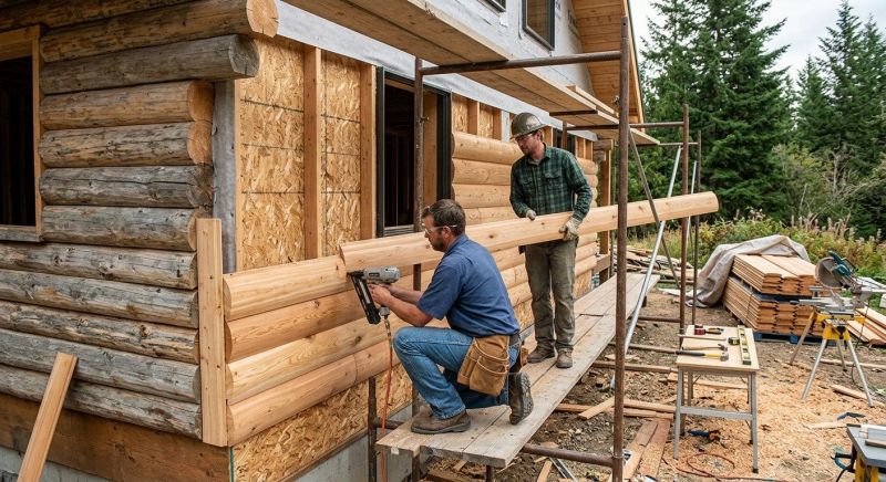 Log Home Siding Installation in Lagrange, GA
