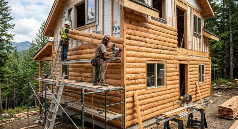Log Home Siding Installation in Lagrange, GA