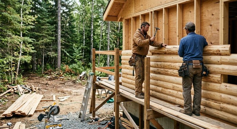 Log Siding Installation in Pine Mountain, GA