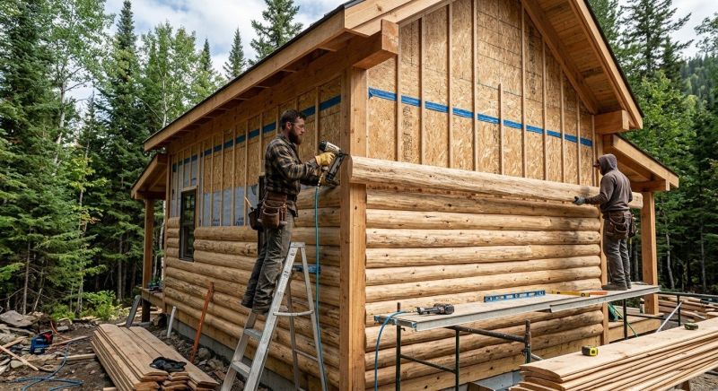 Log Siding Installation in Pine Mountain, GA
