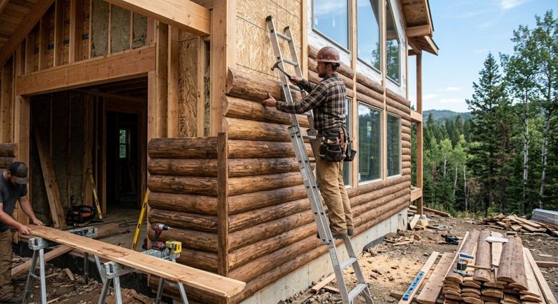 Log Siding Installation in Randolph County, AL