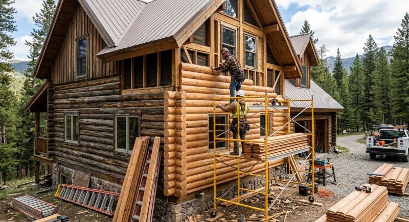 Log Siding Installation in Randolph County, AL