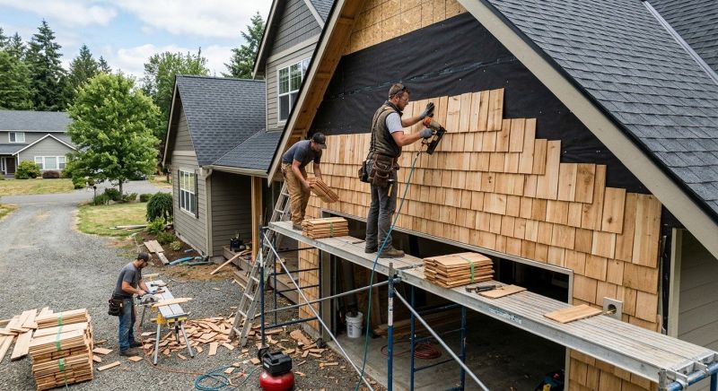 Shake Siding Installation in Troup County, GA