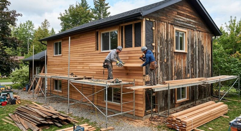 Wood Cladding Installation in Heard County, GA