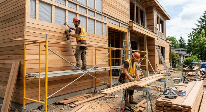 Wood Cladding Installation in Randolph County, AL