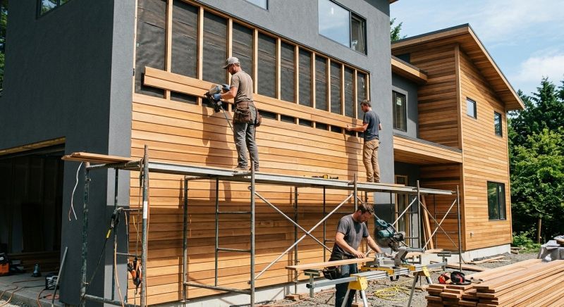 Wood Cladding Installation in Randolph County, AL
