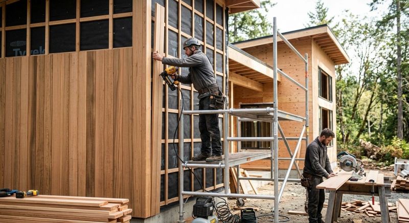 Wood Cladding Installation in Randolph County, AL